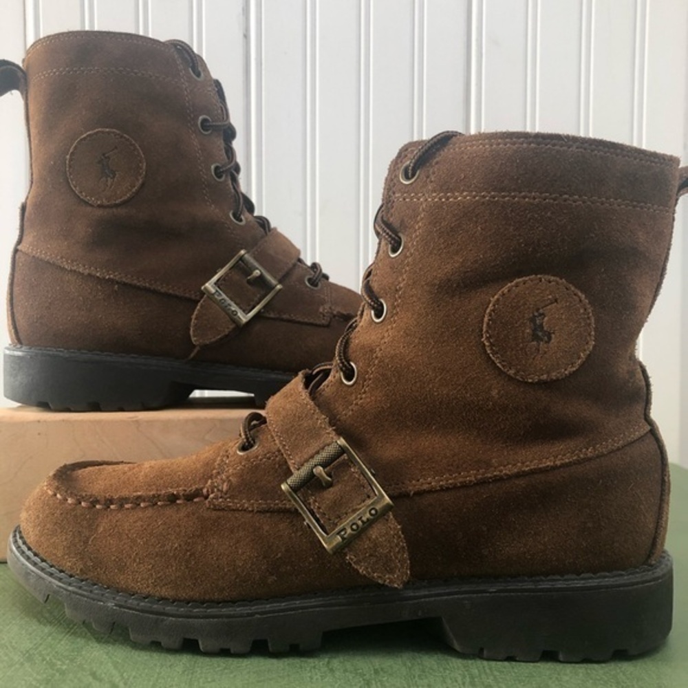 Polo Ralph Lauren RANGER Boots in Brown Suede